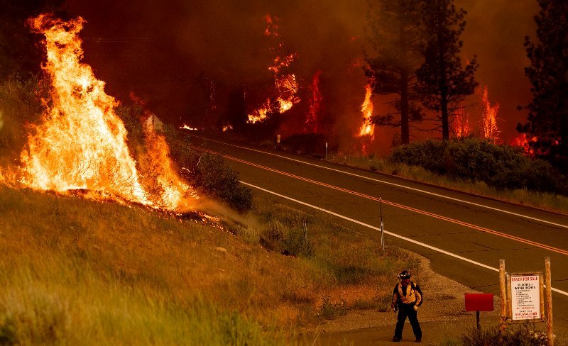 wildfires more frequent and intense in the American West. 